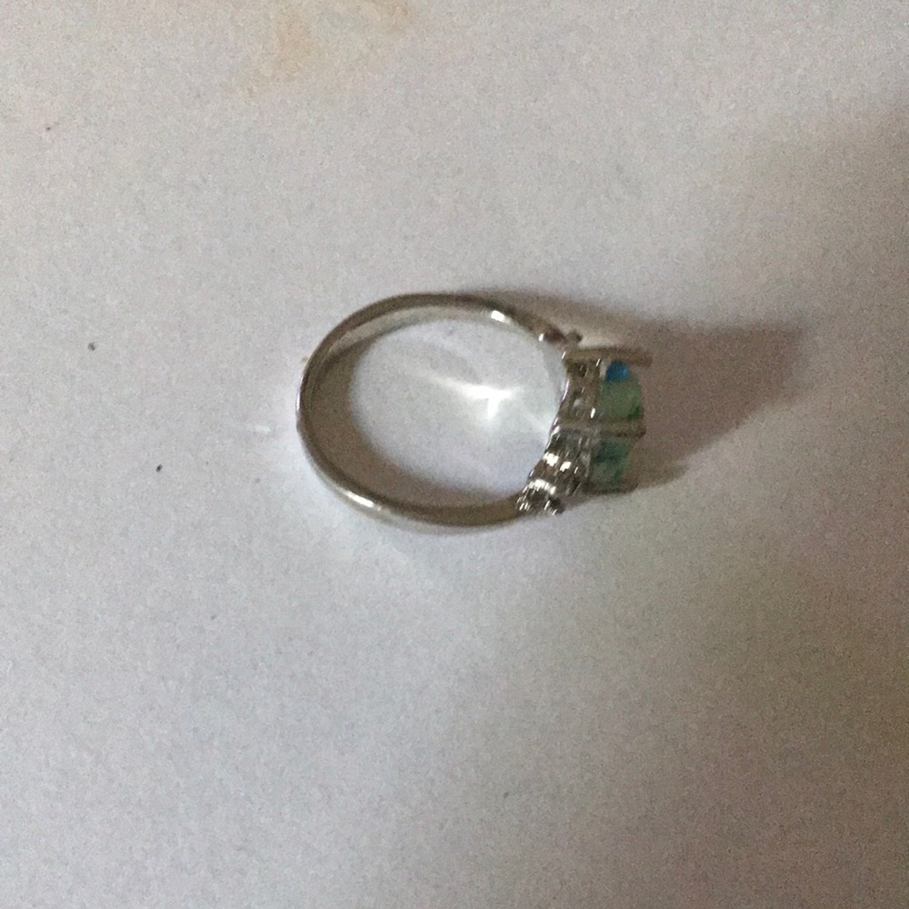 925 Silver Ring With Lap Opal Ring - image 2